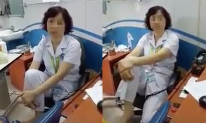 Gác chân lên ghế, nữ tiến sĩ BV Mắt bị tạm dừng chuyên môn