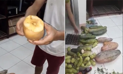 Vụ xe chở rau củ quả thối vào trường học bị bắt: Trong bữa trưa chỉ có gạo kém chất lượng