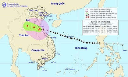 Bản tin thời tiết tối 15/9: Bão đi qua, Nghệ An-Quảng Ngãi vẫn mưa to hết ngày mai