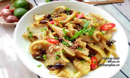 Cách làm tai heo sốt me giòn tan, ngon đến miếng cuối cùng