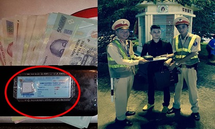 Thông tin mới nhất vụ CSGT nhặt được chiếc cặp chứa kim cương