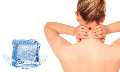 Đặt đá lạnh sau gáy mỗi ngày bạn sẽ cảm nhận được công dụng thần kỳ của nó đối với sức khỏe