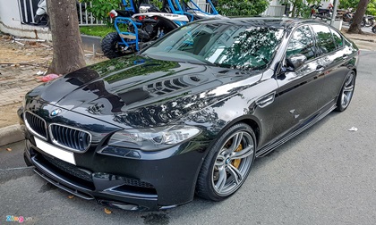 BMW M5 duy nhất VN xuất hiện trước nhà Quốc Cường Gia Lai