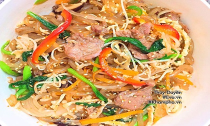 Cách làm miến trộn Hàn Quốc tưởng khó mà lại dễ làm thế này