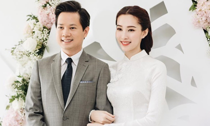 Hoa hậu Thu Thảo đẹp tựa tiên nữ trong lễ ăn hỏi bí mật