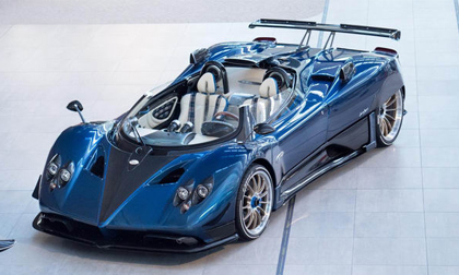 Chiêm ngưỡng siêu xe hiếm Pagani Zonda HP Barchetta