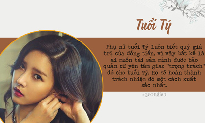 3 con giáp nữ là “ngân hàng” an toàn nhất, đừng ngại đưa tiền cho họ, rồi chồng sẽ có tài sản khổng lồ