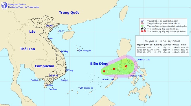 Bão số 11 vừa tan, Biển Đông lại xuất hiện vùng áp thấp - 1
