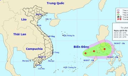 Bão số 11 vừa tan, Biển Đông lại xuất hiện vùng áp thấp