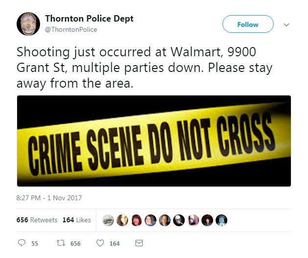 Nóng: Xả súng bên trong siêu thị Walmart (Mỹ), ít nhất 2 người thiệt mạng, nhiều người bị thương - Ảnh 3.