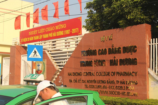 Trường Cao đẳng Dược Trung ương Hải Dương, nơi Phương Mai đang theo học. Ảnh: Đ.Tùy