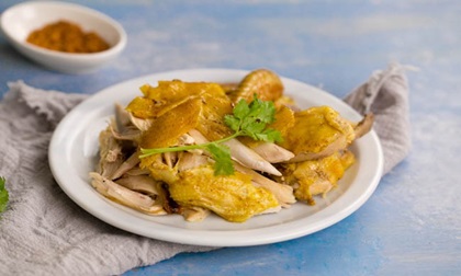 Gà hấp muối giản dị mà ngon khó cưỡng