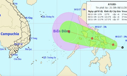 Dự báo thời tiết hôm nay 9/11: Biển Đông sắp hứng áp thấp nhiệt đới