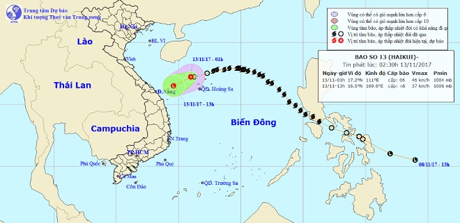Bão số 13 suy yếu, miền Bắc sắp đón không khí lạnh - 1