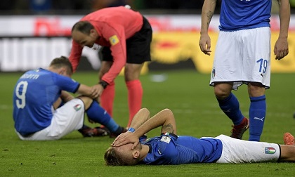 Italy chính thức ngồi nhà xem World Cup sau 60 năm