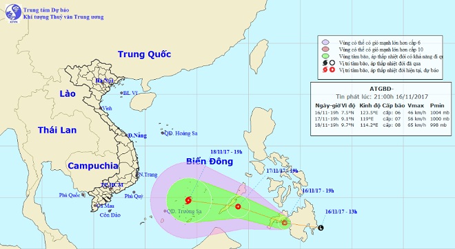 Miền Bắc sắp rét đậm, áp thấp nhiệt đới uy hiếp Biển Đông - 1
