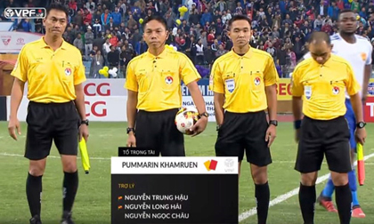 VFF nói gì về việc trọng tài ngoại bắt chính ở V.League bị bắt?