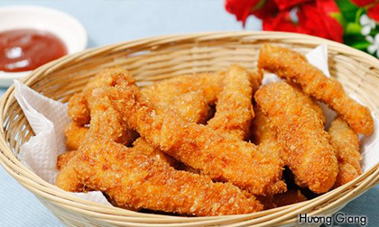 Đổi vị với gà que chiên xù vàng ươm, thơm phức