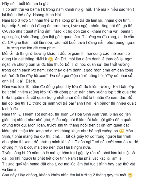 Chia sẻ của cô bạn trên mạng xã hội khiến nhiều người cười ngả ngiêng.