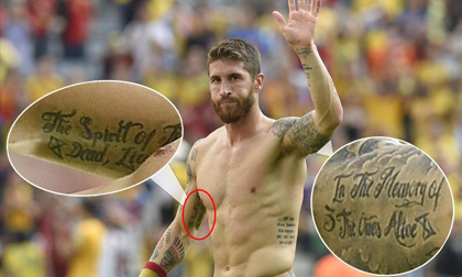 9 hình xăm gây xúc động nhất của sao bóng đá