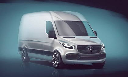 Mercedes Sprinter 2018 sẽ là xe van hiện đại nhất thế giới
