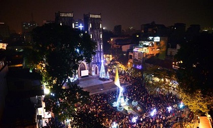 Giáng sinh ở Hà Nội thì đi đâu?
