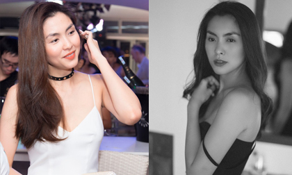 Có vẻ như Hà Tăng diện đồ gợi cảm và bạo tay hơn khi làm mẹ hai con