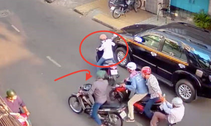 Nhóm thanh niên dùng súng đồ chơi, bình xịt hơi cay khống chế cướp táo tợn ở Sài Gòn