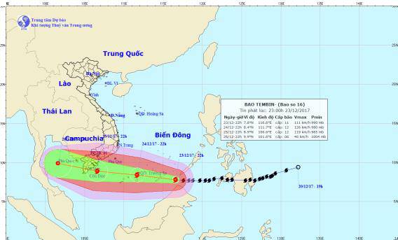 bao tembin “cap tham hoa” chinh thuc vao bien dong, thanh con bao so 16 trong nam 2017 - 1