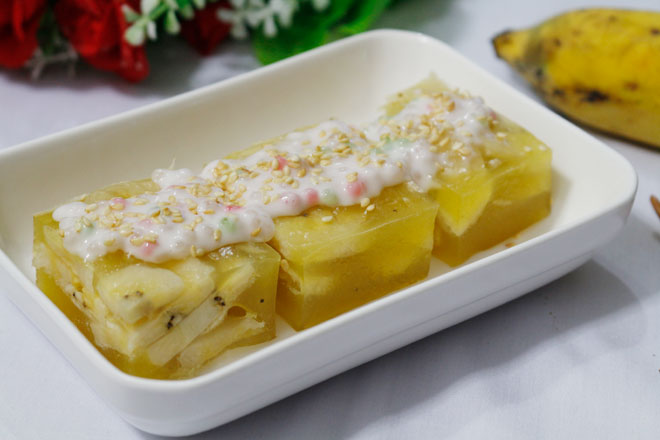 Cách làm bánh chuối hấp dẻo trong, béo ngậy ngon ngất ngây - 9