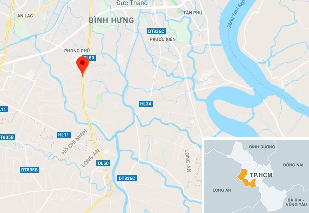 Nghi bi truy duoi, hai xe may tong chet nguoi dan ong o Sai Gon hinh anh 2