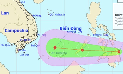 Dự báo thời tiết hôm nay 2/1: Áp thấp gần biển Đông, Sài Gòn nguy cơ ngập