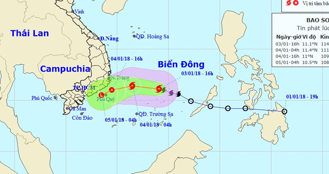 Bao so 1 gay mua dong, gio giat o vung bien Phu Yen - Binh Thuan hinh anh 1