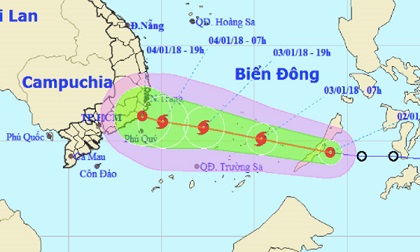 Áp thấp mạnh thành bão số 1, miền Bắc mưa phùn