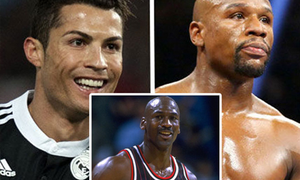 Siêu sao kiếm 15 tỷ đô, số 1 địa cầu: Mayweather + Ronaldo + Messi vẫn thua