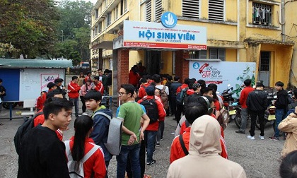 Hà Nội: Màn hình “khổng lồ“ phục vụ sinh viên xem U23 Việt Nam