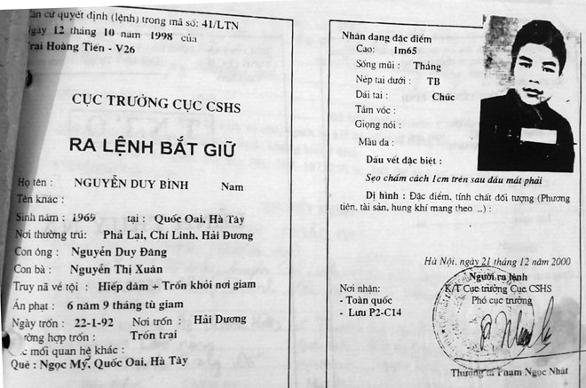 Kẻ trốn truy nã 25 năm bị bắt khi về làm lễ đầy năm cho con gái - 1
