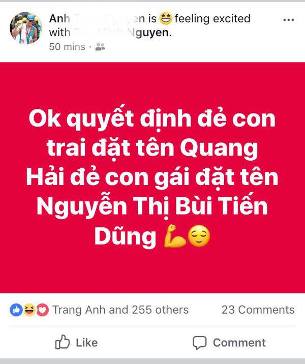 ten quang hai hay tien dung co hop de dat cho be sinh nam mau tuat 2018? - 1