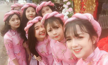 Dàn phù dâu Đắk Lắk đẹp lấn át cô dâu khiến dân mạng ngẩn ngơ