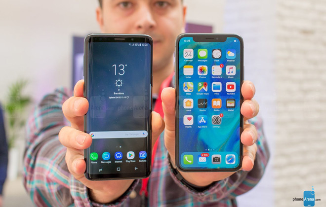 Galaxy S9 đọ dáng cùng iPhone X: Song long tranh bá - 4
