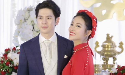 Lộ loạt ảnh 'hiếm' trong lễ đính hôn của Mai Hồ và chồng Việt kiều