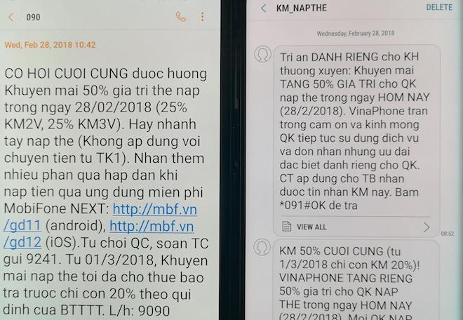 Khuyến mại 50% thẻ nạp lần cuối: Nhiều dịch vụ báo lỗi hoặc 