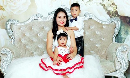 Nghẹn lòng với câu chuyện vợ sinh con khi chồng đã mất và bức ảnh ghép gia đình