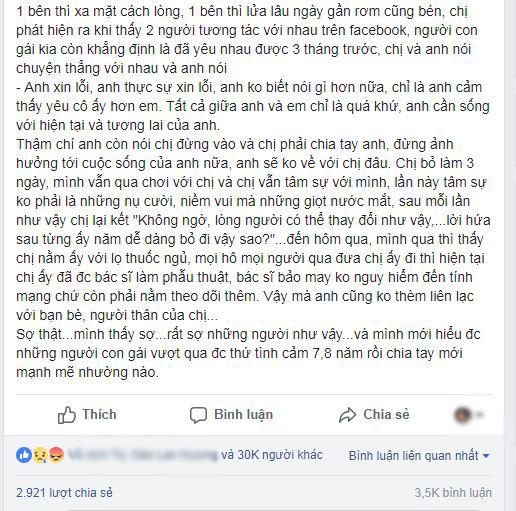cau chuyen co gai tu tu vi bi nguoi yeu 7 nam phan boi khien dan mang xon xao - 2