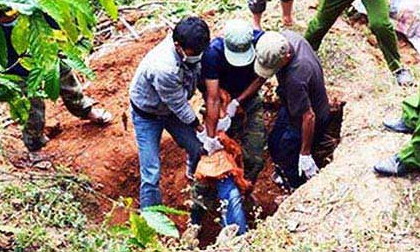 Giết người, chôn xác trong vườn cà phê vì không có tiền trả nợ
