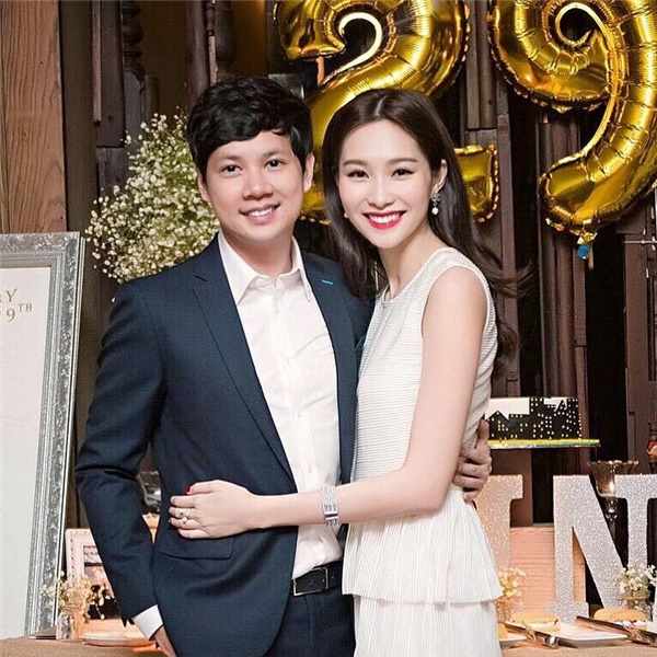 Doanh nhân Trung Tín và Hoa hậu Đặng Thu Thảo