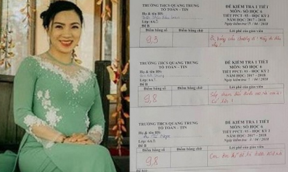Cô giáo với những lời phê khiến học sinh ‘thích’ làm bài kiểm tra