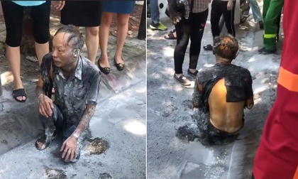 Cụ ông tự thiêu giữa trưa nóng đỉnh điểm: 'Muốn chết mà trời không cho chết'