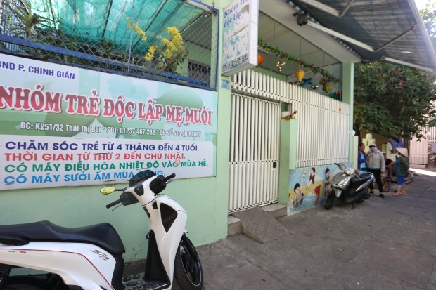 Hiện nhóm độc lập Mẹ Mười, nơi xảy ra vụ việc bạo hành trẻ nhỏ đã bị đóng cửa.
