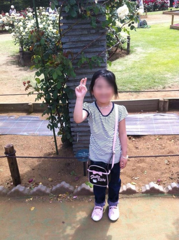 Chân dung bé gái bị sát hại tại Nhật Bản.
